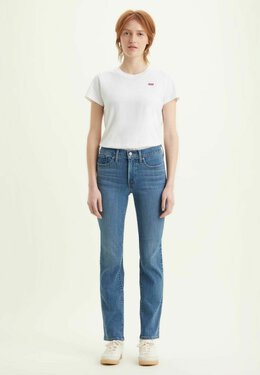 Levi's: Синие джинсы 