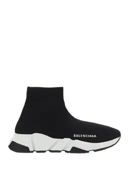 Balenciaga: Чёрные кроссовки  Speed.2