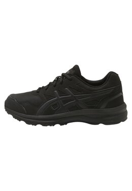 Asics: Чёрные кроссовки 
