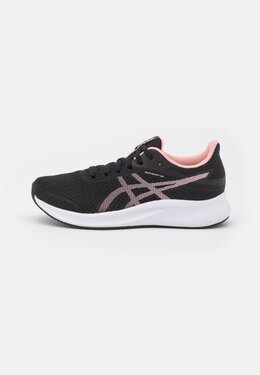 Asics: Чёрные кроссовки 