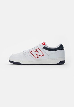 New Balance: Белые кроссовки 