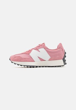 New Balance: Розовые кроссовки 327