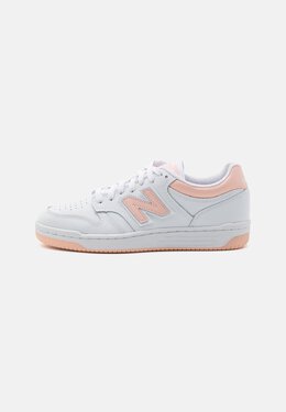 New Balance: Белые кроссовки 