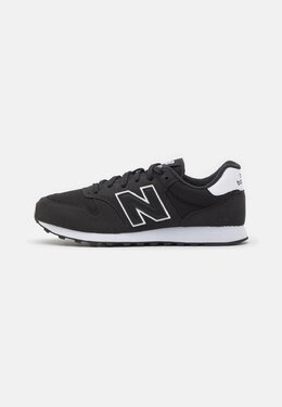 New Balance: Чёрные кроссовки 