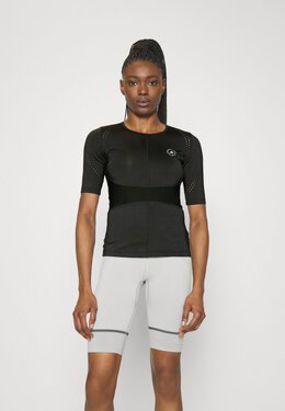 Adidas By Stella Mccartney: Чёрная футболка 