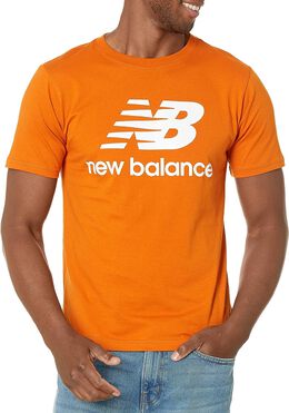 New Balance: Оранжевая футболка 