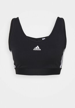 Adidas: Чёрный бюстгальтер 