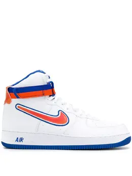 Nike: Белые кроссовки Air Force 1 High