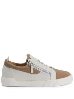 Giuseppe Zanotti: Коричневые кроссовки  Frankie