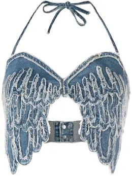 Blumarine: Джинсовый топ 