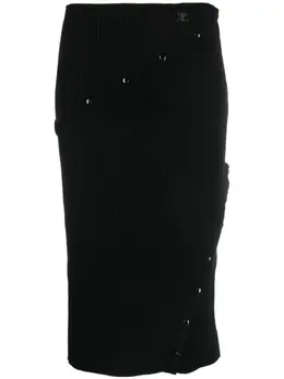 Courrèges: Чёрная юбка 