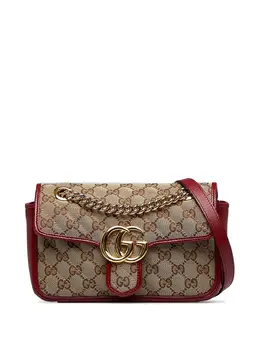 Gucci Pre-Owned: Бежевая сумка через плечо