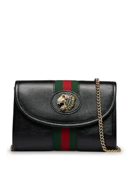 Gucci Pre-Owned: Чёрная сумка через плечо