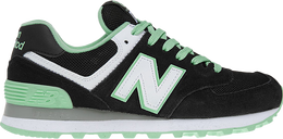 New Balance: Чёрные кроссовки  574