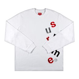 Supreme: Белый свитшот 