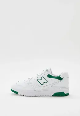 New Balance: Белые кроссовки