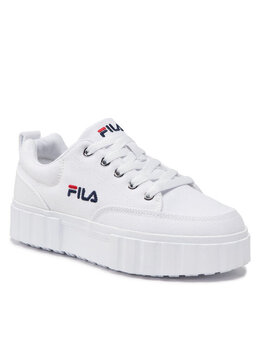 FILA: Белые кеды  Sandblast