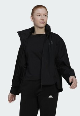 Adidas: Чёрная куртка 