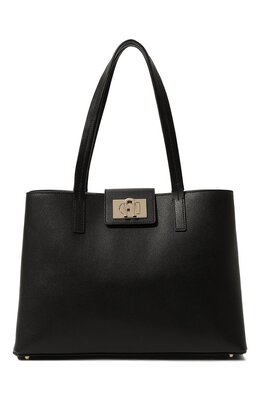 Furla: Чёрная сумка  1927 Ballerina Large