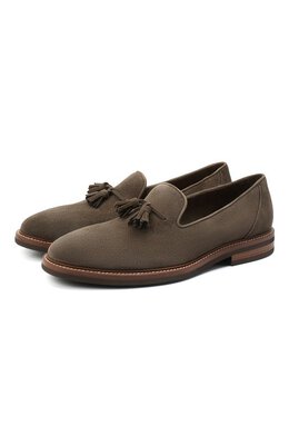 Замшевые лоферы Brunello Cucinelli mzukudk902