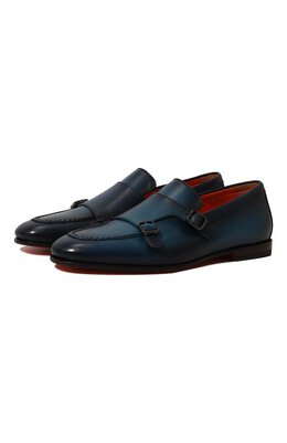 Santoni: Синие туфли