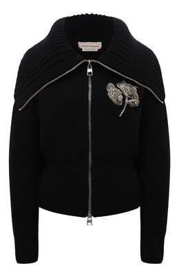 Кардиган из шерсти и кашемира Alexander McQueen 679395/q1aws