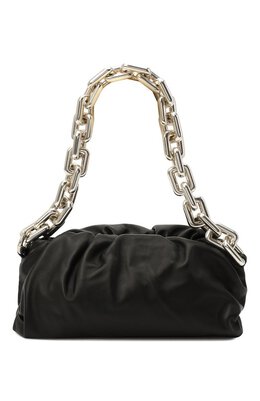 Bottega Veneta: Чёрная сумка Chain Pouch