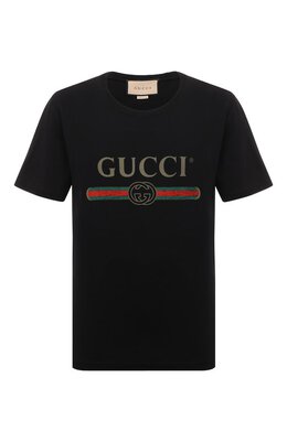 Gucci: Хлопковая футболка Web