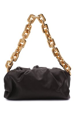 Bottega Veneta: Тёмная сумка Chain Pouch