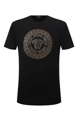 Versace: Хлопковая футболка 