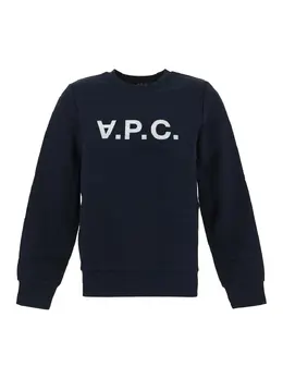 A.p.c.: Тёмный свитшот 