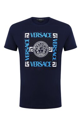 Versace: Хлопковая футболка 