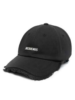 Jacquemus: Чёрная кепка La Casquette