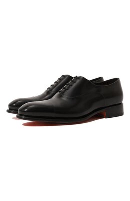 Santoni: Чёрные туфли 