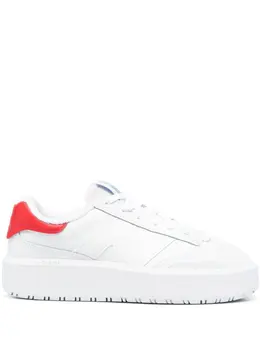 New Balance: Белые кроссовки 