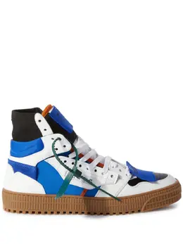 Off-White: Голубые кроссовки  Off Court