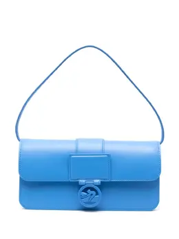 Longchamp: Голубая сумка 