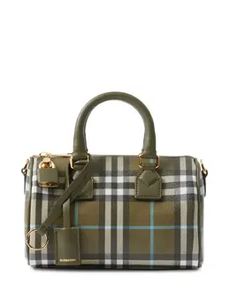 Burberry: Сумка  Vintage Check с принтом