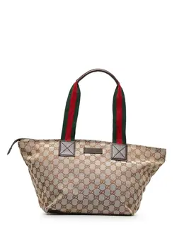 Gucci Pre-Owned: Коричневая сумка-шоппер