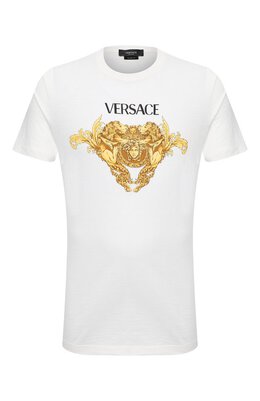 Versace: Хлопковая футболка 