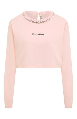 Miu Miu: Хлопковый свитшот 