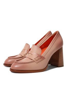 Santoni: Розовые туфли 