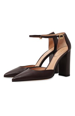 Gianvito Rossi: Бордовые туфли