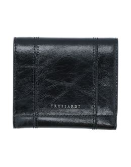 TRUSSARDI: Чёрный кошелёк 