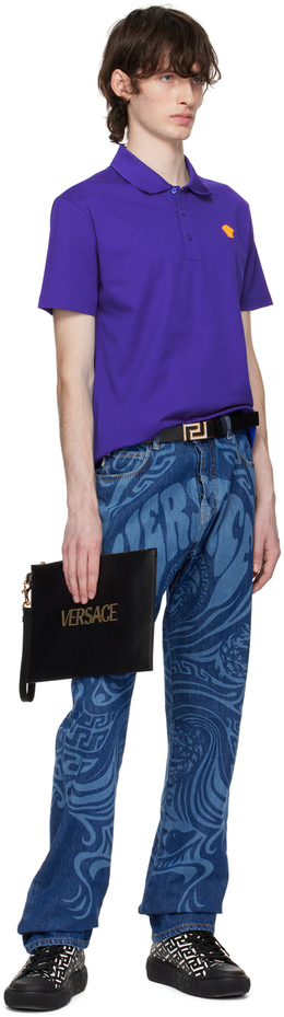 Versace: Ремень  Greca