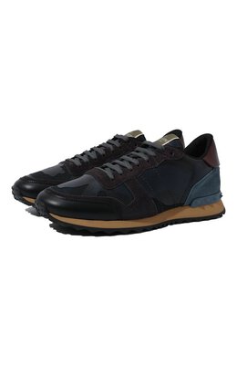 Valentino: Тёмные кроссовки  Rockrunner