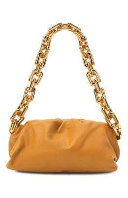 Bottega Veneta: Оранжевая сумка Chain Pouch