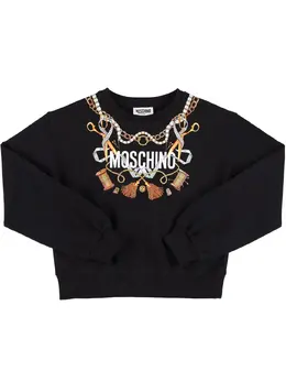 MOSCHINO: Хлопковый свитшот 