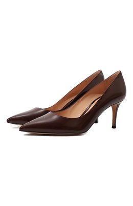 Gianvito Rossi: Тёмные туфли Gianvito 70