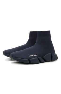 Balenciaga: Тёмные кроссовки Speed.2